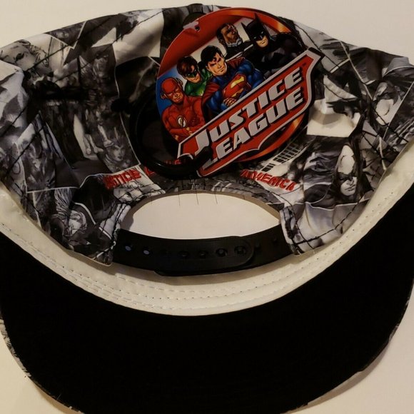 JUSTICE LEAGUE Boys/Youth Flat Bill Baseball Cap S - Picture 6 of 12